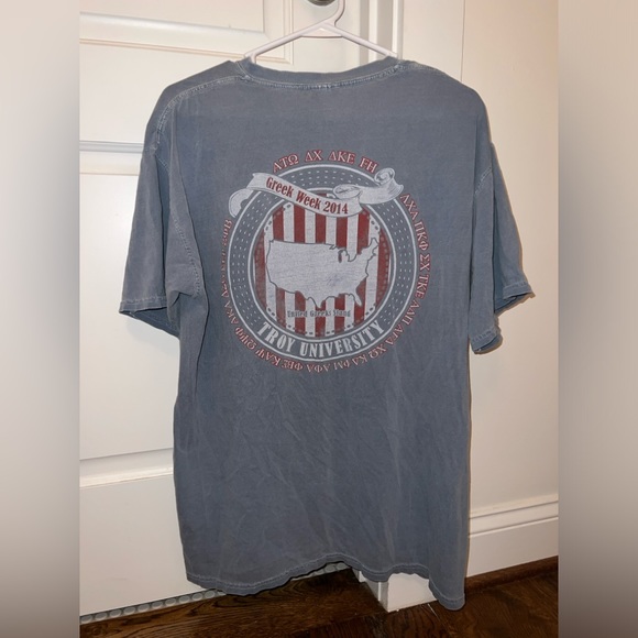 Comfort Colors Tee Shirt: Troy University Sorority - Picture 1 of 4